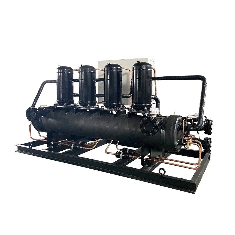 30 Ton 40 HP Industrial Screw Water Cooled Restaurant Fishing Refrigeration Chiller System suppliers